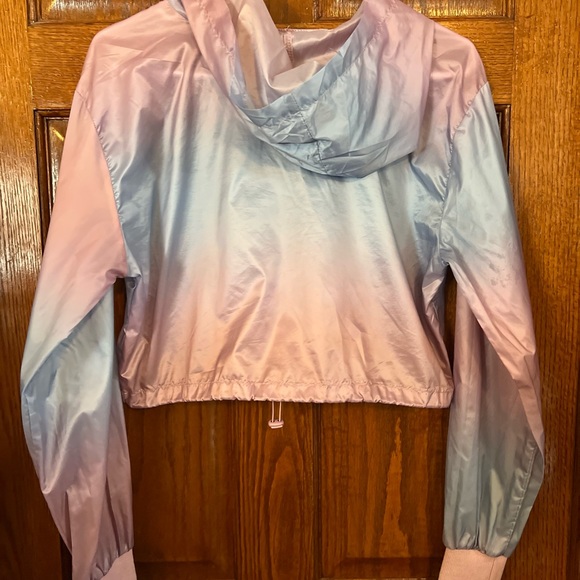 Forever 21 Cropped Pullover Hooded Jacket Small - Picture 3 of 3